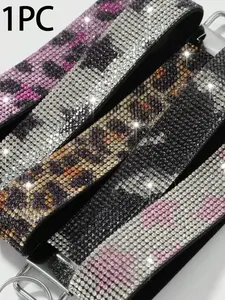 Sparkling Diamond-Embellished Wrist Keychain for Girls and Women, Ideal Accessory for Car Keys, Phones, and Cameras, Shiny Wrist Strap Keyring for Stylish Women, Keychain Wristlet, Trendy Cute Keychain