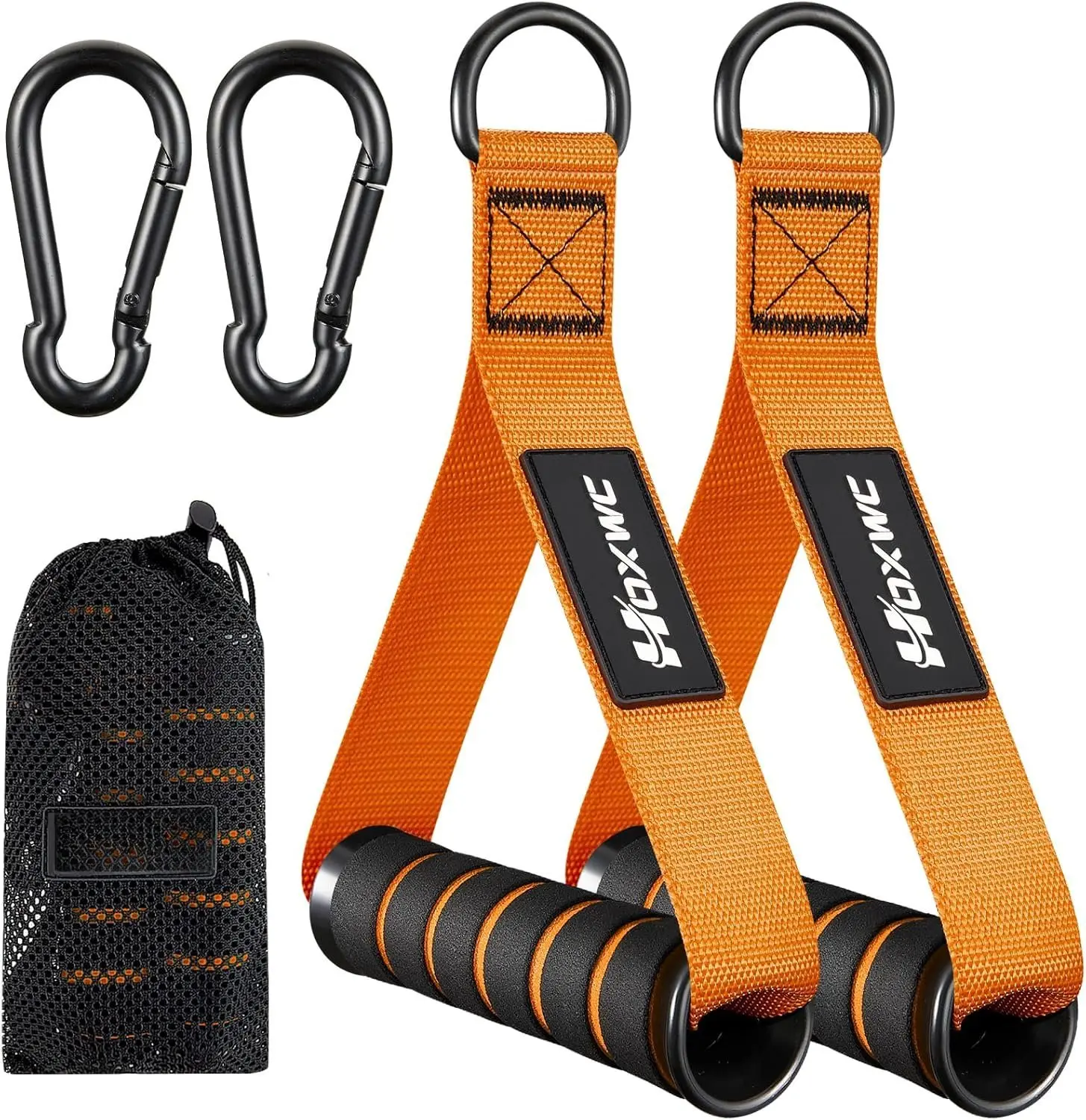 Handles Gym Equipment, Heavy Duty Resistance Band Handles, Replacement Exercise Handles for  Machine, Pulley System, Strength Trainer, Pull Down Workout,  Gym  Attachments