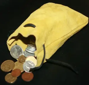 Medieval/Larp/SCA/Pagan/Reenactment DRAWSTRING MONEY POUCH, Archery Coin Pouch