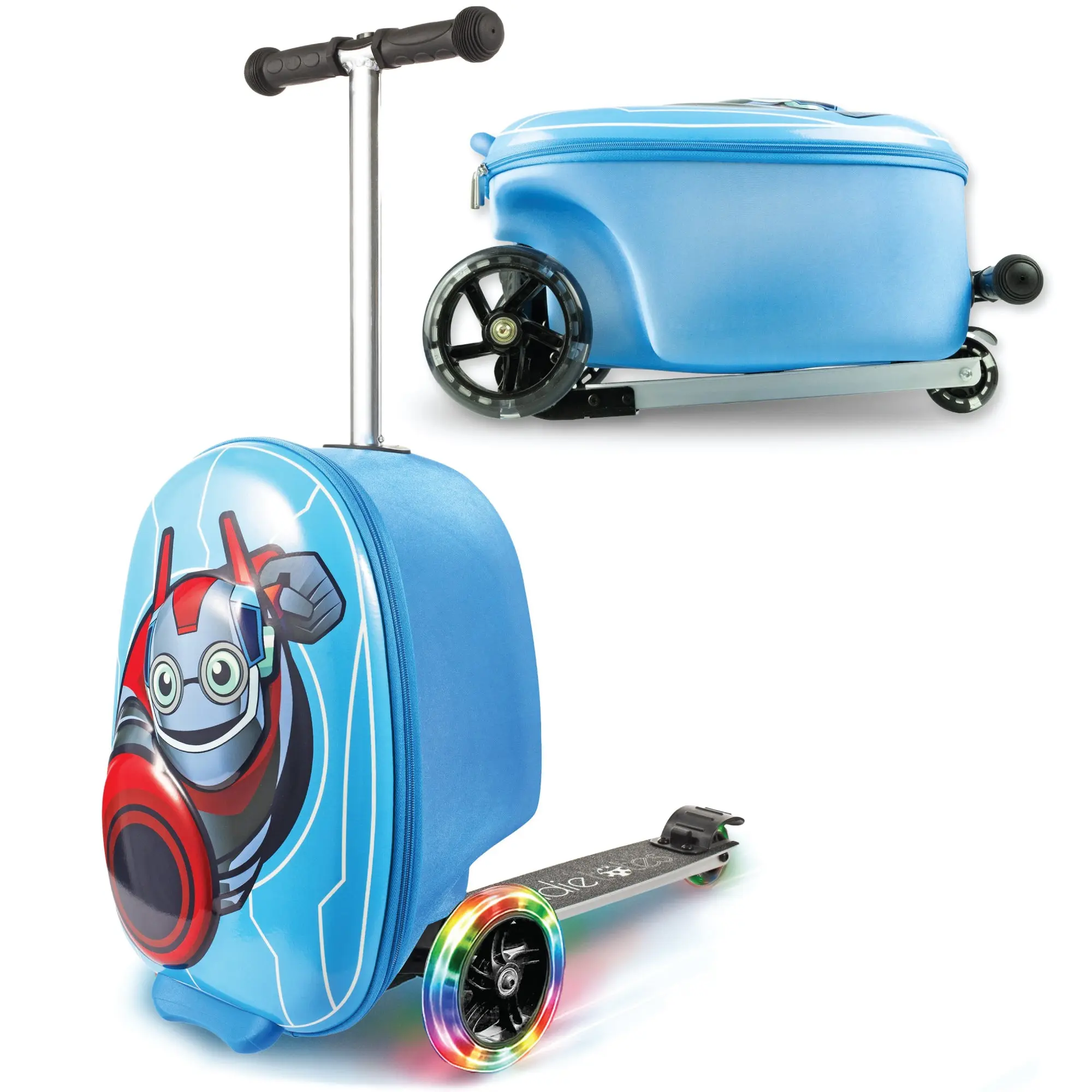 Robot Kids Carry-On Scooter Luggage Robot Kids Carry-On Scooter Luggage