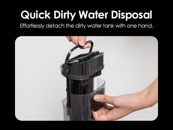 Tineco Floor ONE S6 Master Wet Dry Vacuum Cleaner, 20kPa Suction Vacuum Mop with Dual-Edge Cleaning, 45 Min Runtime (Quite Mode), 185°F Flashdry, 4inch Ultra-Slim