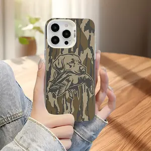 Jungle Camouflage Hunting phone case for iPhone 11 12 13 14 15 16 Pro Plus Pro Max. Cool Fashion Premium IMD Phone Case Anti-slip & Anti-drop All-round protection Smartphone Cover