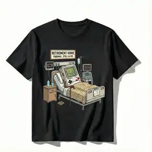 Retro Gamer T Shirt Vintage Game Boy Graphic Soft Cotton Material Humorous English Print Tee Ideal Gift for Classic Gaming Enthusiasts