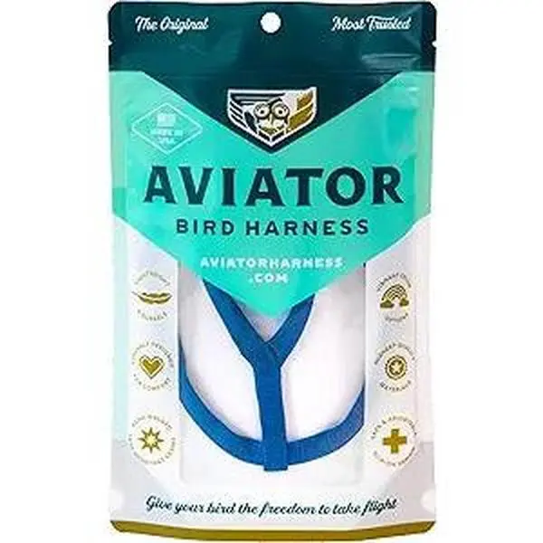 Aviator Bird Harness Small Blue Aviator Bird Harness Small Blue