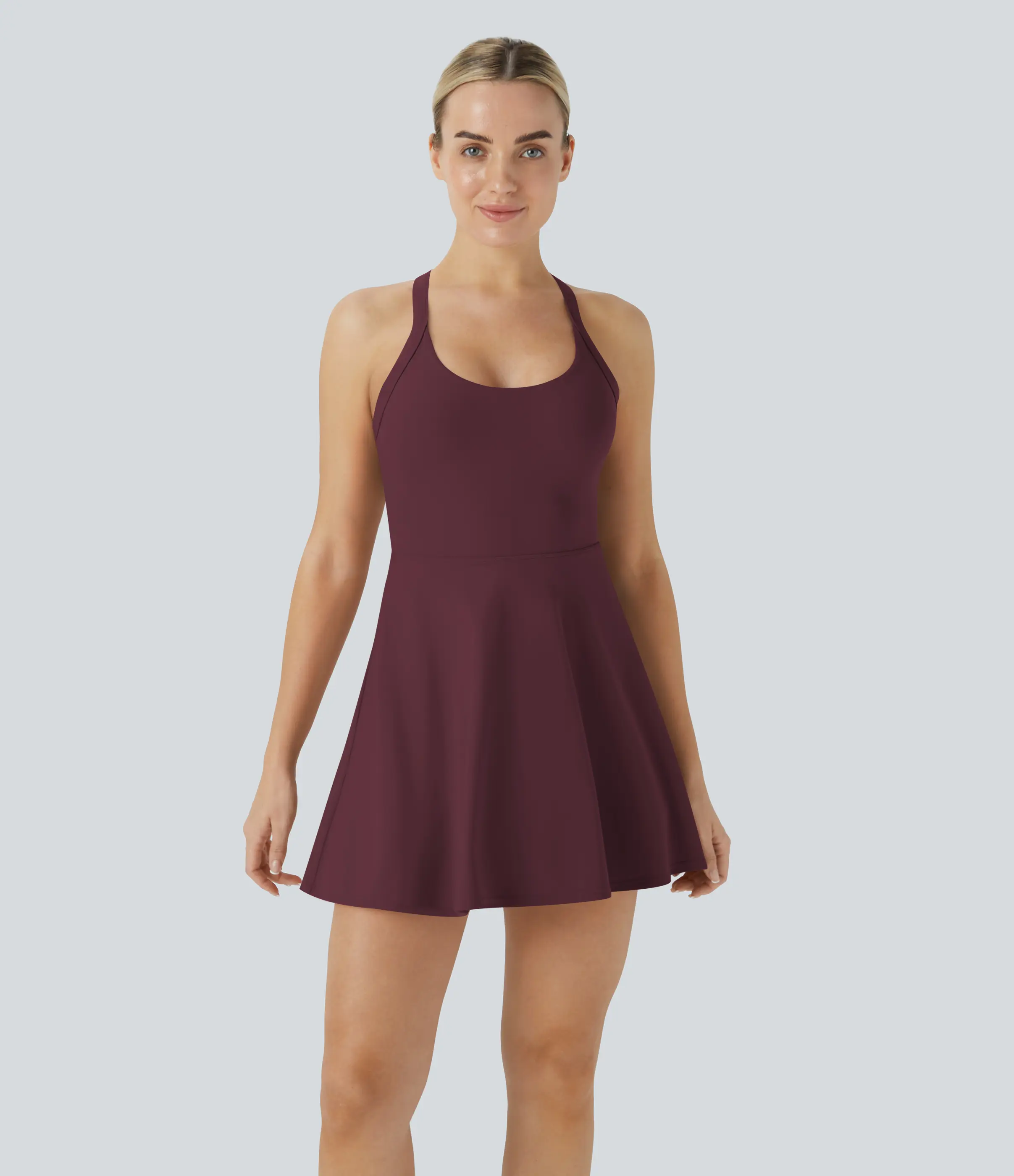 backless active dress Backless Twisted Active Dress