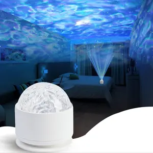 Multifunctional Projection Lamp, Aurora 16 Color Ceiling Light, Replaceable Shade, Rechargeable Ambiance Light, Bedroom Lighting