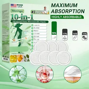 Moringa 10-In-1 Advanced Nano MicrodartsPatch Invisible Ultra-Thin Design Nourishing Botanical Ingredients Suitable for All Skin Types