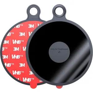 Sticky Adhesive 3M Pad 95mm (3.7") Dashboard Mounting Disk for Suction Cup Phone Mount [2 Pack] for Tom Tom Garmin GPS Suction Mount Replacement Heat Resistant Sticky Pad for Car, Truck, Van