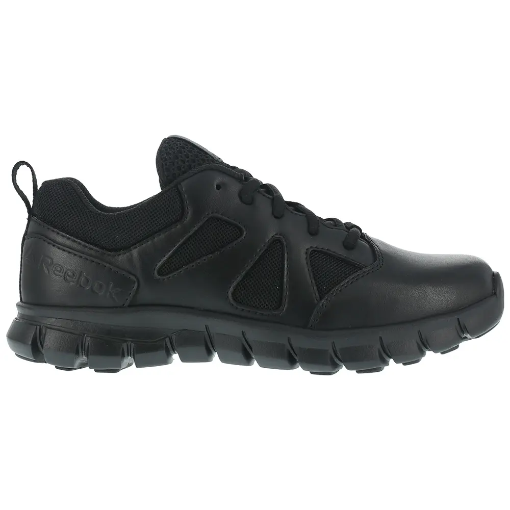 Reebok Work Mens Sublite Cushion Slip Resistant Soft Toe  Work/Duty - Black