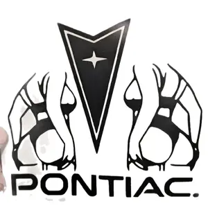 PONTIAC Car Decal, Blue Collar Decal for Trucks, Chevy Sticker, Pretty Woman Decal- Perfect for Any Chevy Car Fan