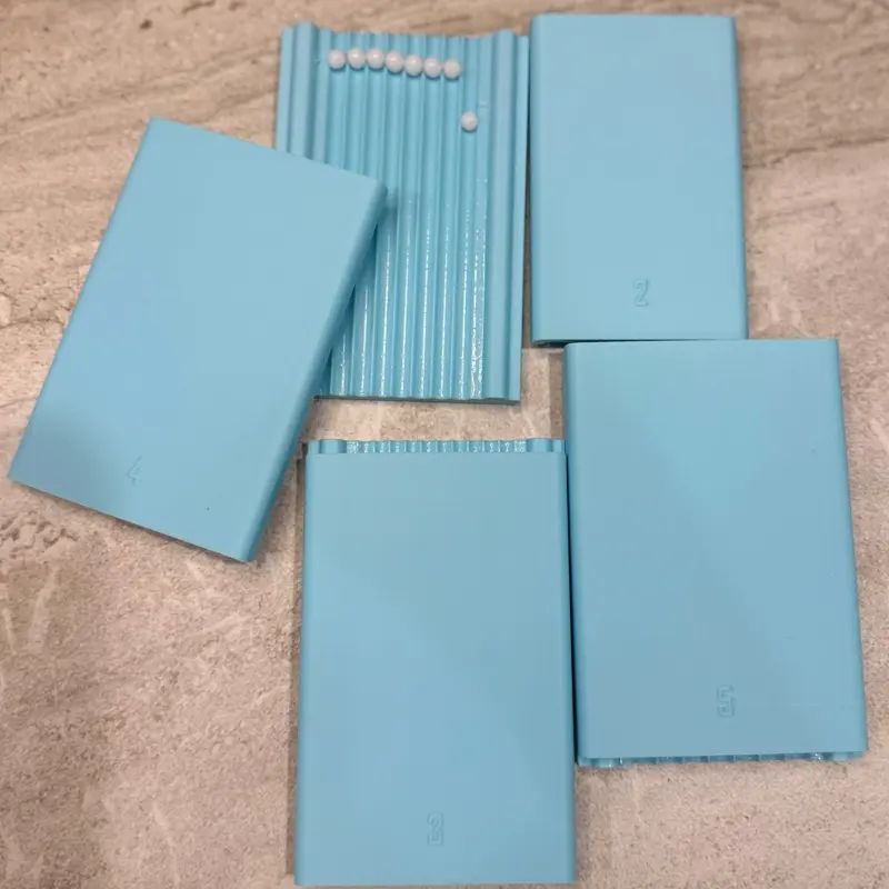 [Baby Blue] Viral Gel Bead Roller, Nail Design Tool 2mm, 3mm, 4mm and 5mm Nail Art Nail Care