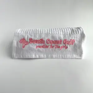 Pink Sunrise Caddie Towel