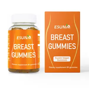ESUNM Women's Curve Gummies, Strawberry / Blueberry Flavor Plump, Lift, No Allergens - 60 Tasty Fudge Pieces