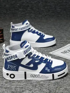 Men's Fashion Sneakers for Fall & Winter, Thick Sole Casual Shoes, Trendy Versatile Sports Board Shoes, Daily Wear Footwear, Colorblock Sneakers