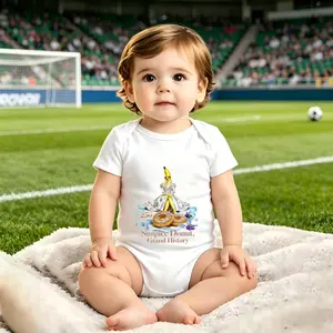 Funny Banana Princess Donut Baby Romper | Soft Cotton Breathable Onesie for Newborns | Cute Infant Jumpsuit Everyday Wear