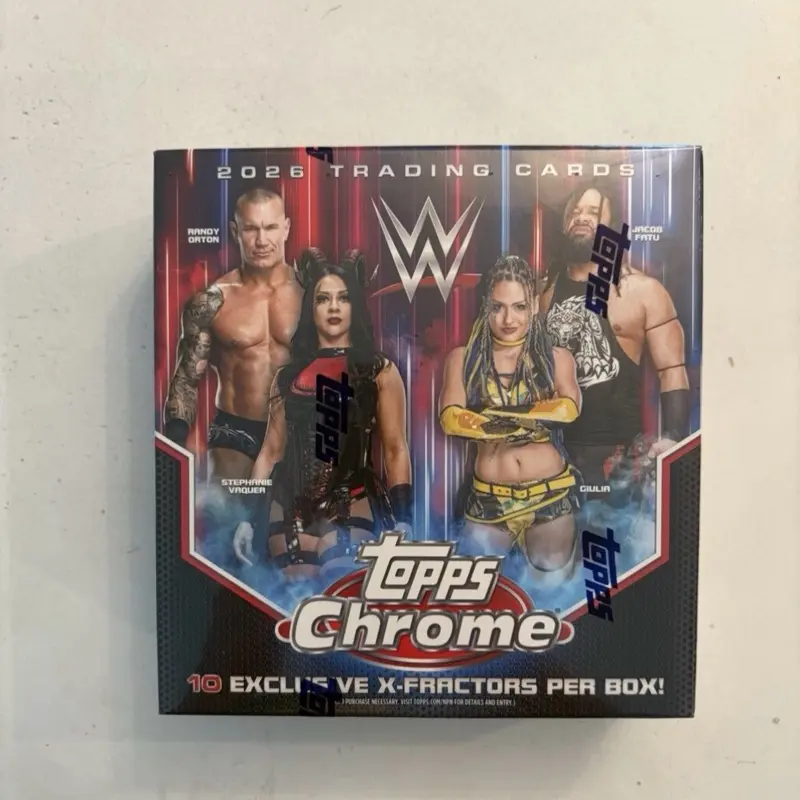 2026 Topps Chrome WWE Mega Box - SEALED - FAST SHIPPING!