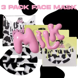 Made By Mitchell- Milk Collection - Milk Mask 3 Pack Face Sheet Mask Hydrating Made By Mitchell- Milk Collection - Milk Mask 3 Pack Face Sheet Mask Hydrating
