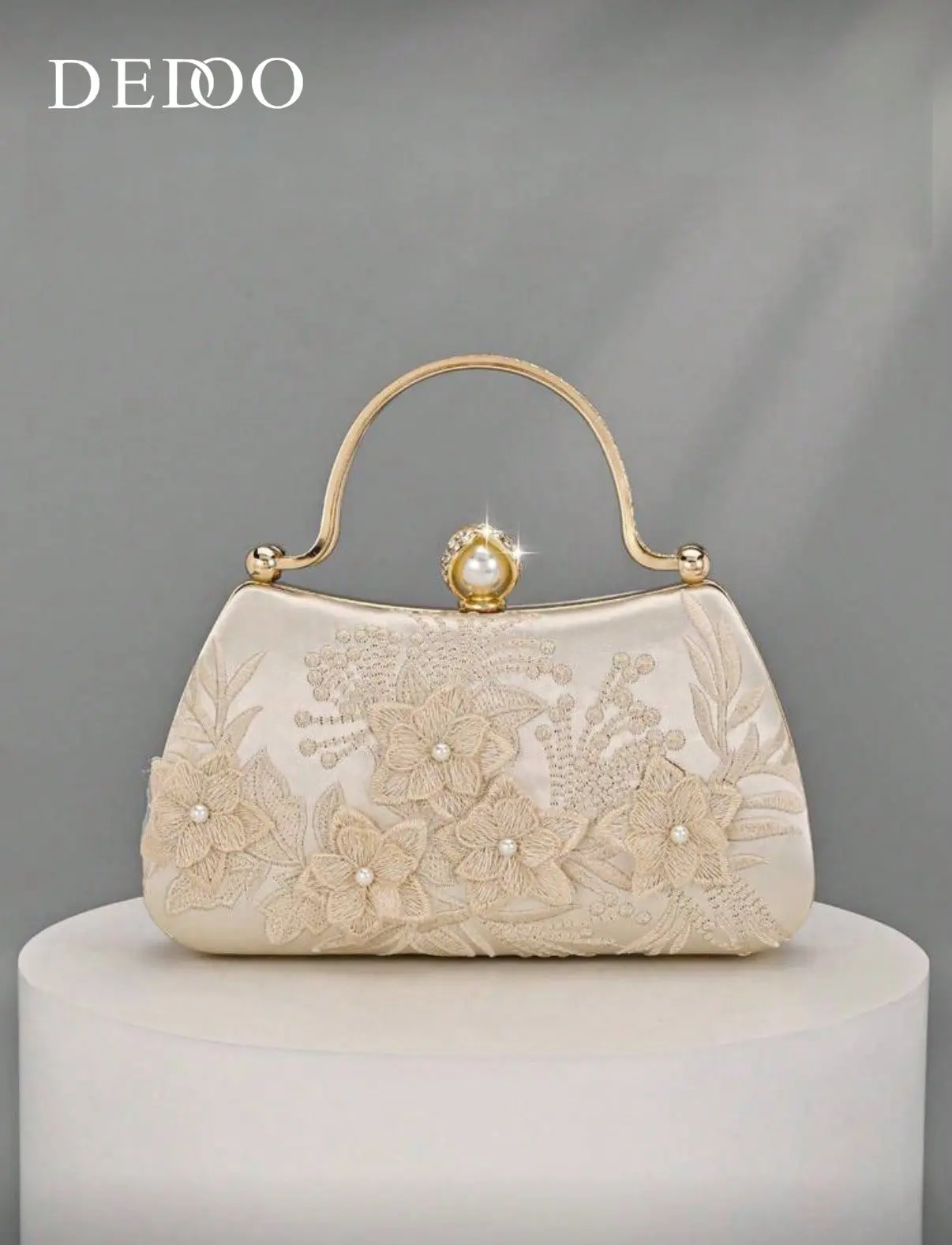 Sparkling Crystal Embellished Evening Clutch  For Women, Luxury Glitter Rhinestone Formal Handbag, Party Clutch, Dinner Bag, Purse Crossbodybag Evening Bag Chain Bag Shoulder Bag Suitable for Gala, Party, Wedding, Birthday, Anniversary Gift