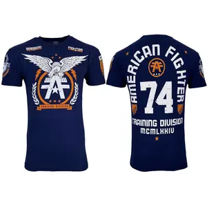 American Fighter Men's T-shirt Take Flight Navy