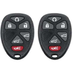 KEYS4LESS Car Key Fob Keyless Entry Remote for 2012 Chevrolet Tahoe Fcc OUC60270 OUC60221 Part Number 15913427 22951510 Pack of 2