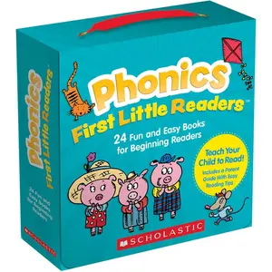 212 MAIN Scholastic Teaching Resources Phonics First Little Readers - Fun Stories, Learning Books, Phonics Practice, Parent Guide to Teach Your Child to Read
