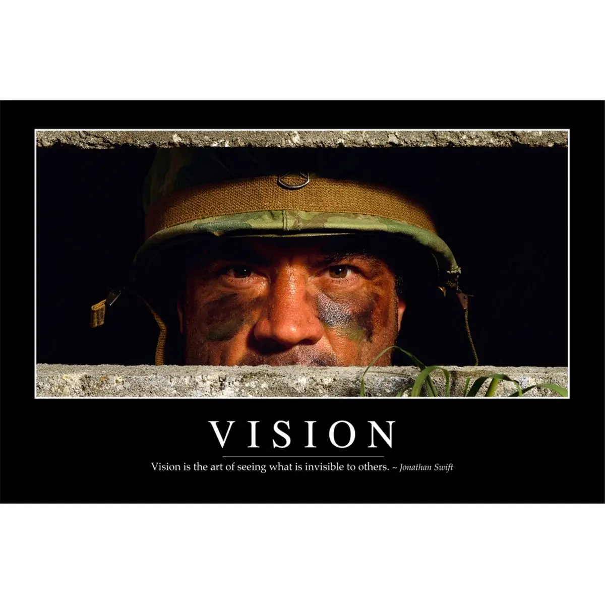 212 MAIN Jonathan Artistic Vision Wall Decor Photo Poster - Inspirational Quote Print "Vision is The Art of Seeing What is Invisible To Others" - 34x22 Large Room Decorations, Home Decoration Supplies
