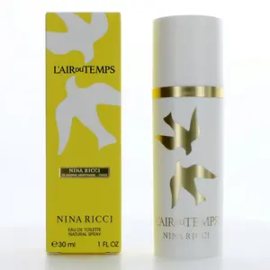 L'air du Temps by Nina Ricci - Women's 1 oz EDT Spray, Refined Floral Fragrance with Carnation, Rose & Musk Notes