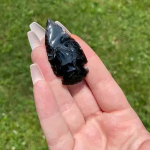 Black Obsidian Arrowhead
