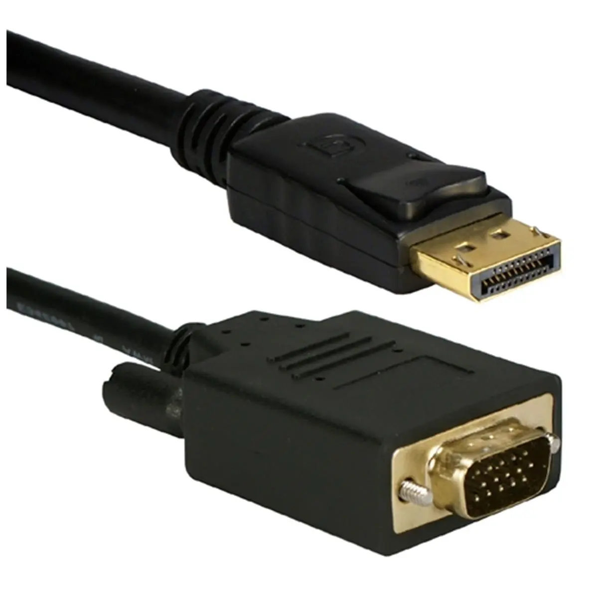 212 MAIN 15 ft. DP-to-VGA Computer Screen Connector Cable, HDCP Ready E-Commerce Accessory for Cycling & Outdoor Leisure Equipment Setup