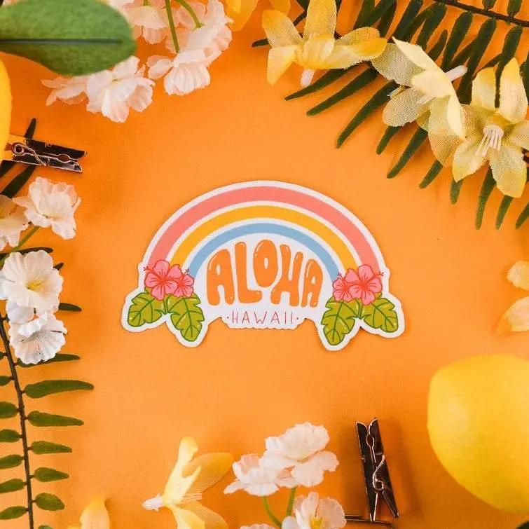 Aloha Hawaii Sticker