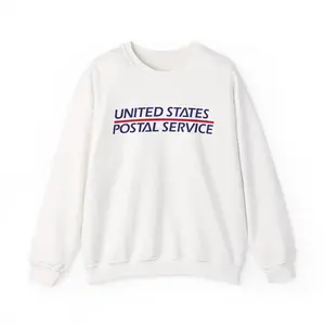 USPS Unisex Heavy Blend Crewneck Sweatshirt, Cozy Postal Service Sweatshirt, Gift for Mail Lovers, Postal Worker Apparel, Holiday Gift
