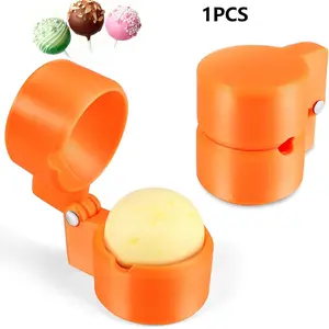 Round Cake Pop Mold Shapes, Press Sphere Cake Pop Cutter and Pusher, Reusable Cake Molds for Home Baking, DIY Accessories for Baking Enthusiasts