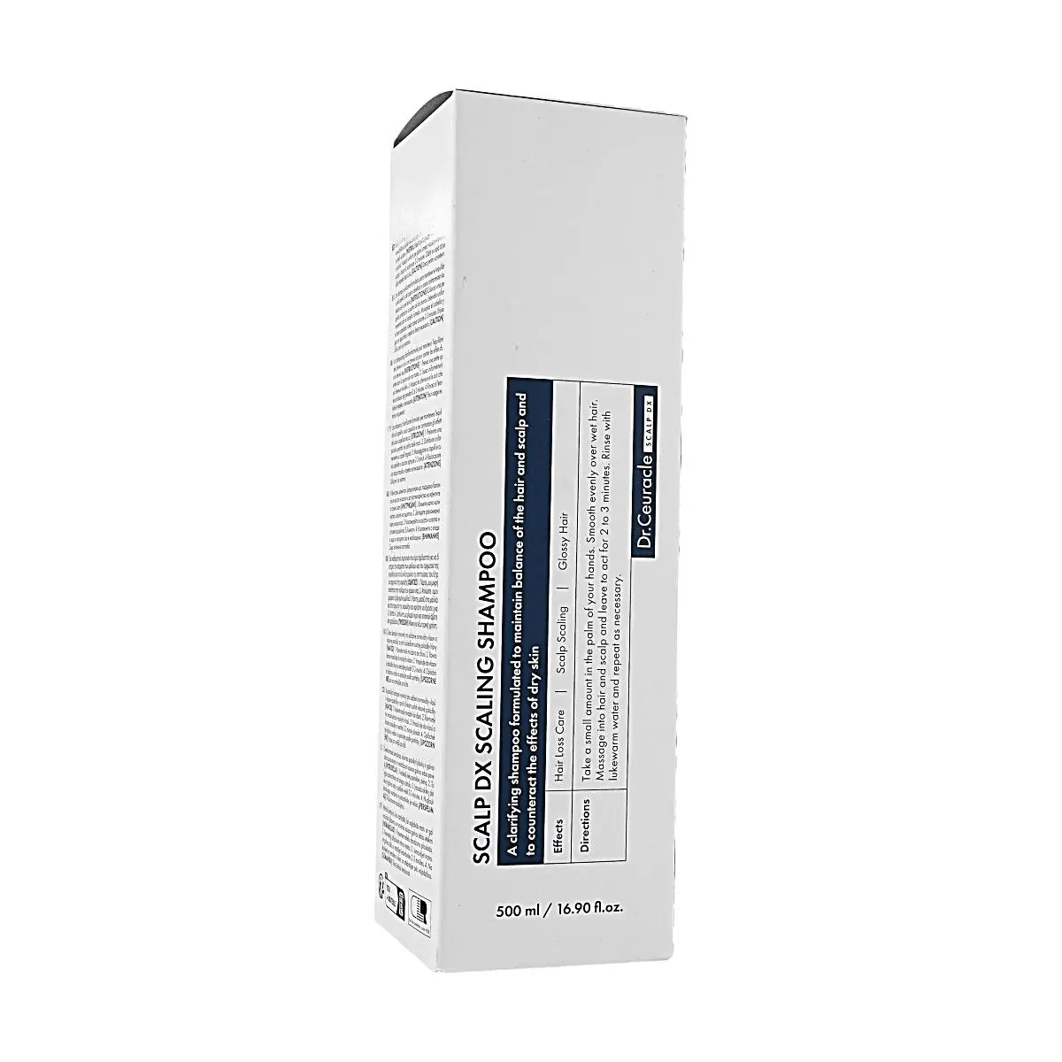 Dr.Ceuracle Scalp DX Exfoliating Shampoo 500ml - Silicone-Free, pH Balanced, Korean Scalp Care