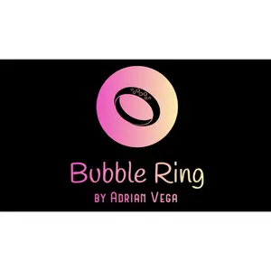 Adrian Vega Bubble Ring Magic Trick - Easy Visual Effect with Special Silk & Bubble Blowers - Full Tutorial Included for Parlor or Close Up Magic