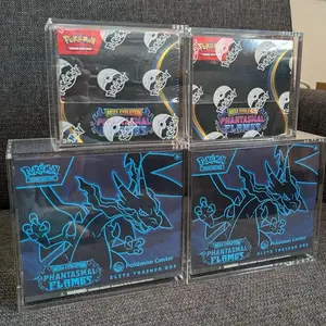 Premium Acrylic Case for Standard Pokemon ETBs & Booster Boxes