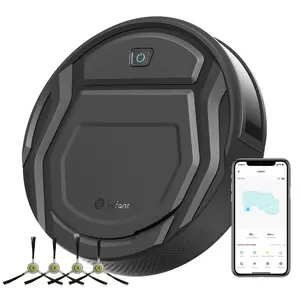 Robot Vacuum Cleaner with 2200Pa Powerful Suction,120 Mins,Tangle-Free,WiFi/Alexa/APP/Bluetooth,Schedule Cleaning,Slim Self-Charging Robotic Vacuum Cleaner for Home,Pet Hair,Hard Floors