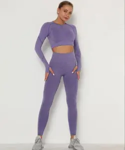 Seamless Top Leggings Set