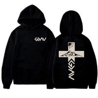 hooded sweatshirt-BLACK