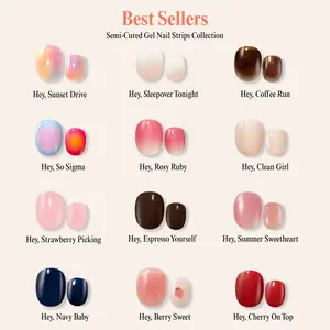Heyhae Best Sellers - Semi Cured Gel Nail Strips Collection