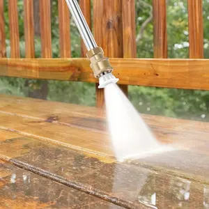 High-Pressure Cleaning Spray Wand With 2 Nozzles, Aluminum Alloy Garden Hose Accessory For Car & Garden Cleaning