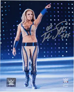 Trish Stratus WWE Autographed 8" x 10" Vertical Entrance Photograph - Fanatics Authentic Certified