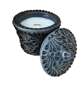 Talavera Cylinder Candle Jar - Simple Product Title Based on Given Information
