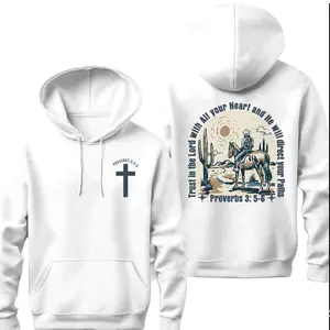Boho Western Christian Graphic Hoodie Religious Gift For Christian Bible Verse Hoodie Cowgirl Christian Faith Hoodie