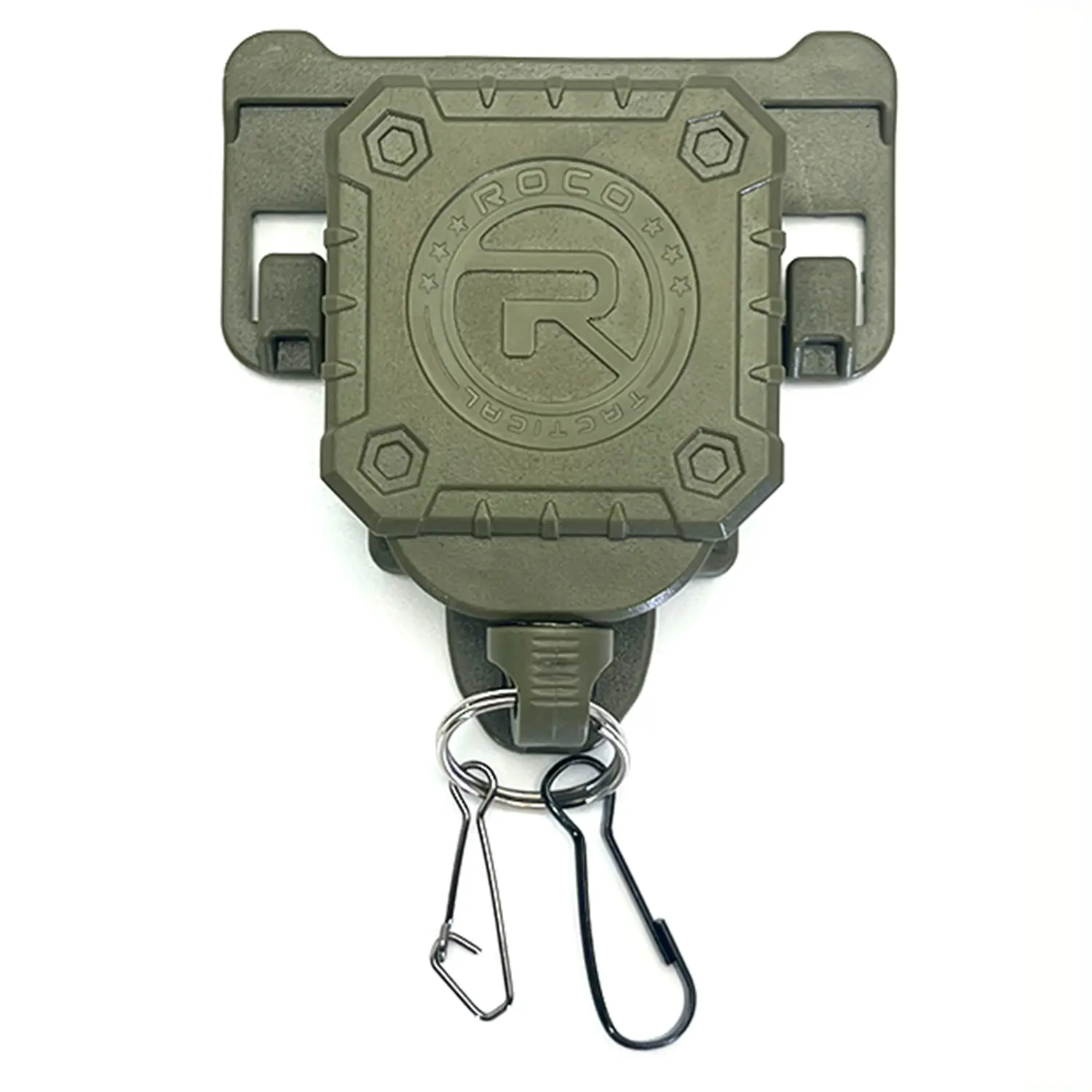 Military Tactical Gear Retractor, Molle Tactical Gear Tether, and a Retractable Key/Multi-Tools Holder