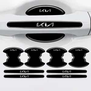 Car Door Handle Bowl Anti-Collision Protective Stickers, Car Decals, Compatible with Kia Ceed Sportage Rio Proceed K5 Optima Sedona Forte Cerato Venga