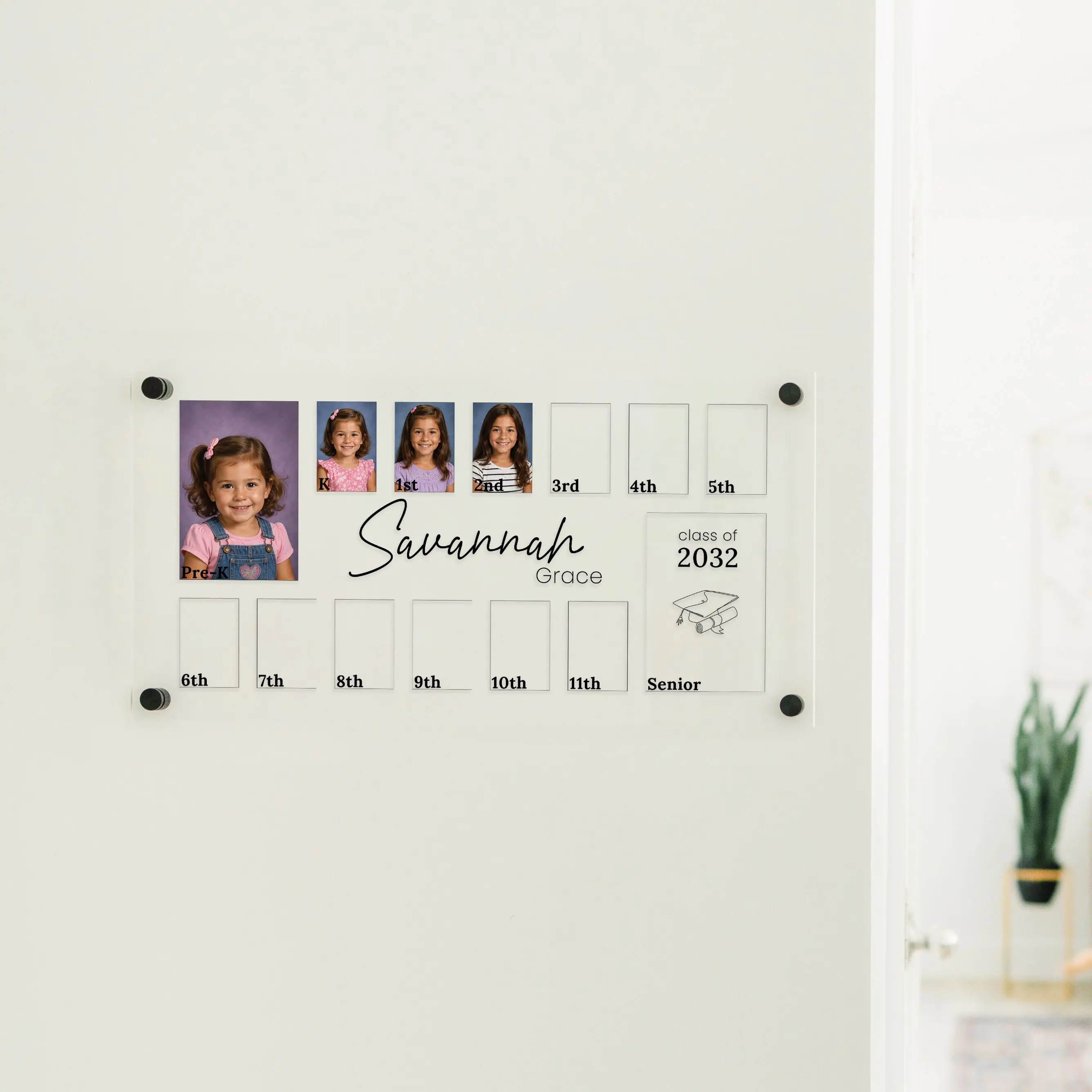 Acrylic School Years Photo Frame
