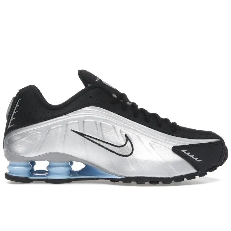 Nike Men's Shox R4 Metallic Silver Black Psychic Blue, from StockX Nike Men's Shox R4 Metallic Silver Black Psychic Blue, from StockX