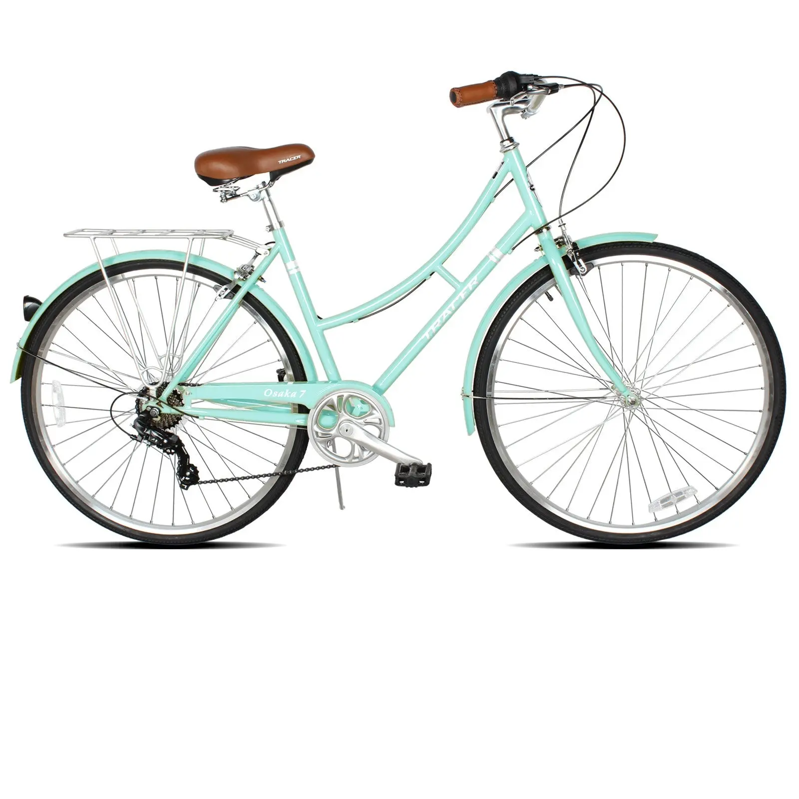 Tracer Osaka 700C 7 Speed Hybrid City Urban Bikes for WOMEN