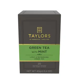 Taylors of Harrogate Green Tea with Mint Tea, 20 Count