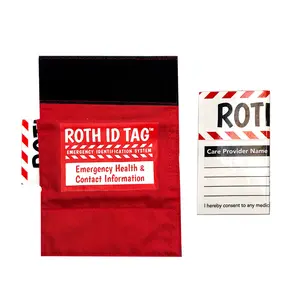 ROTH ID TAG Traveler Seat Belt Cuff | Emergency Contact Identification System